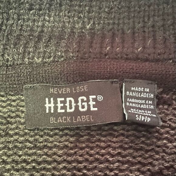 NEVER lose hedge charcoal camo cardigan size small very good condition - Picture 3 of 6